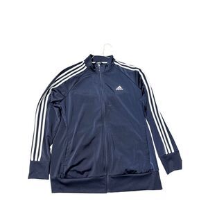 Adidas Jacket Womens dark Blue Tracnk Full Zip Ladies Casual5 A 749